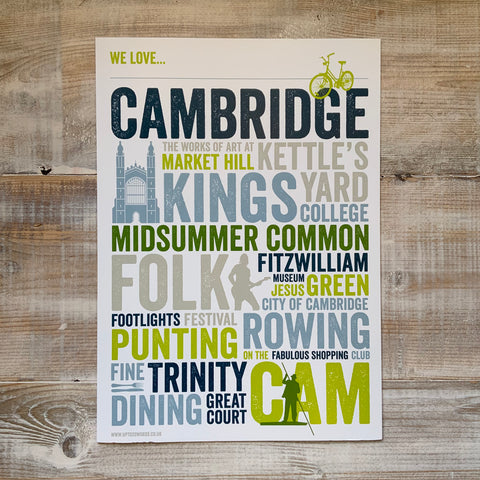 We Love Cambridge Print