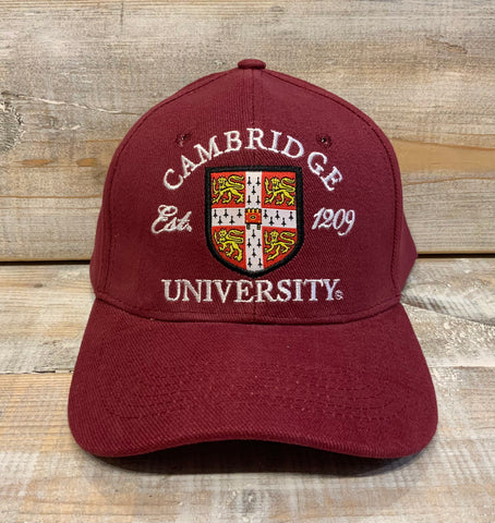 Cambridge University Baseball Cap - Burgundy