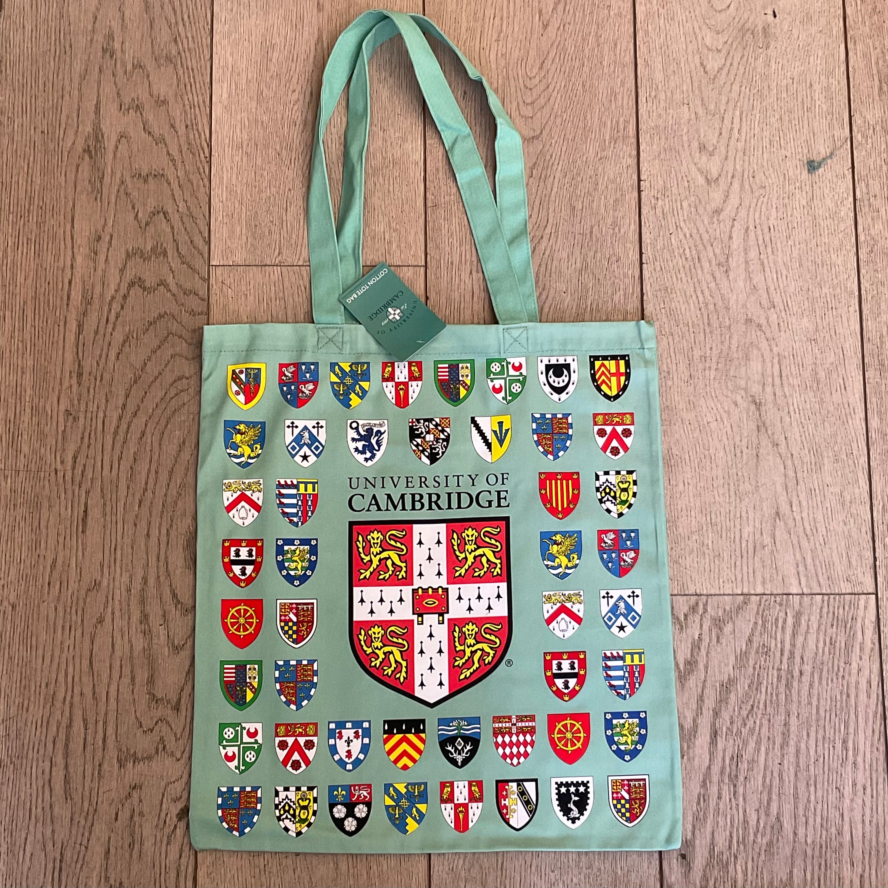 Cambridge University Crests Cotton Tote Bag