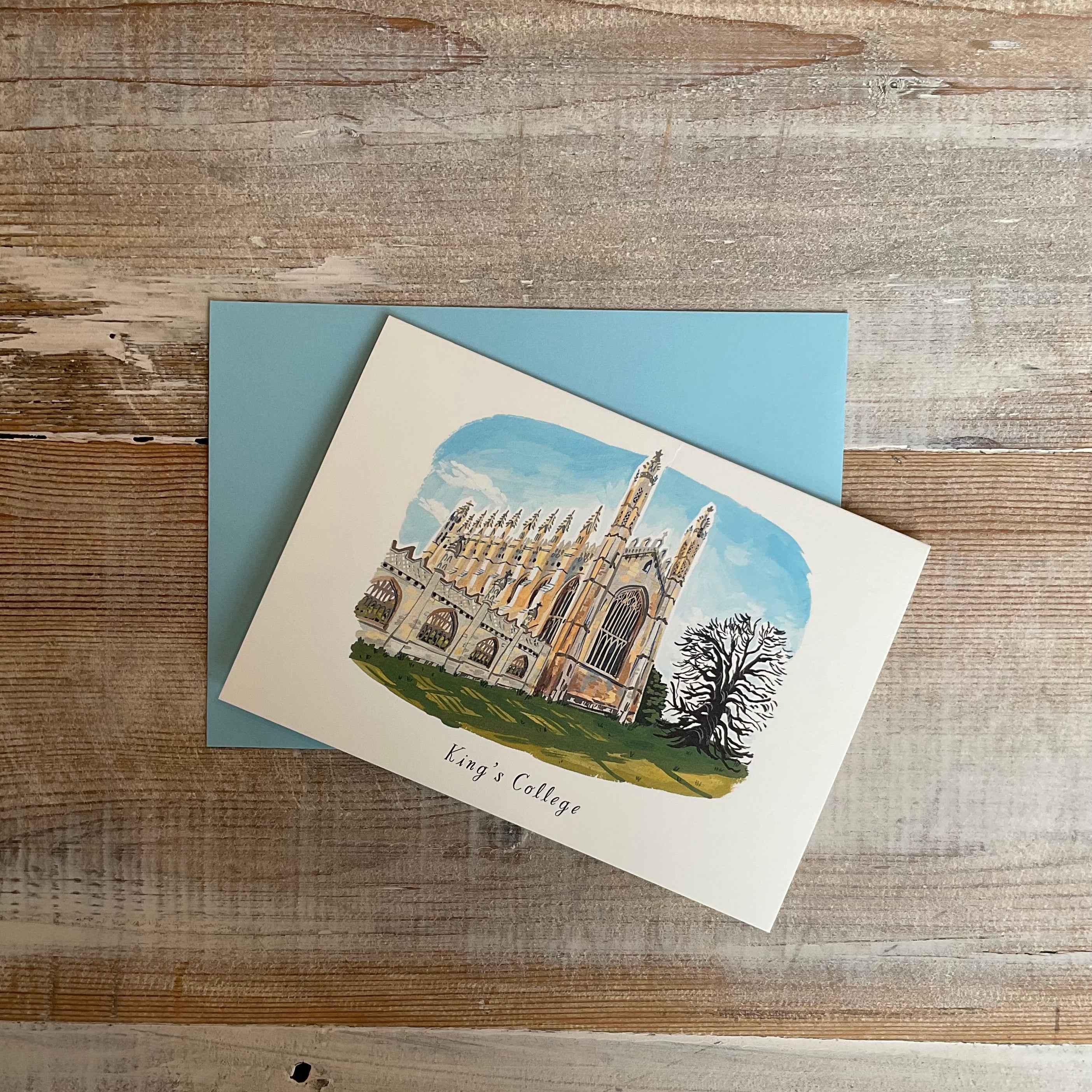 King's College Chapel East End Card