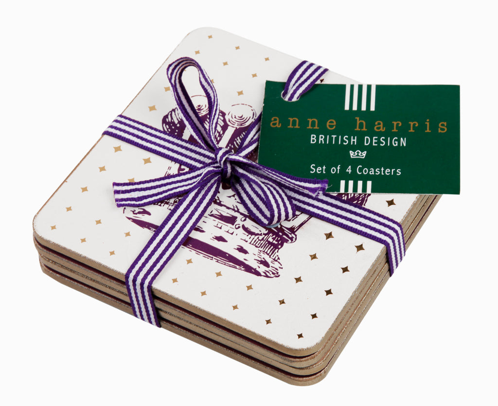 Crowns Coasters Set of 4