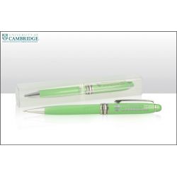 Cambridge University Ballpoint Pen Cambridge Blue Clear Case