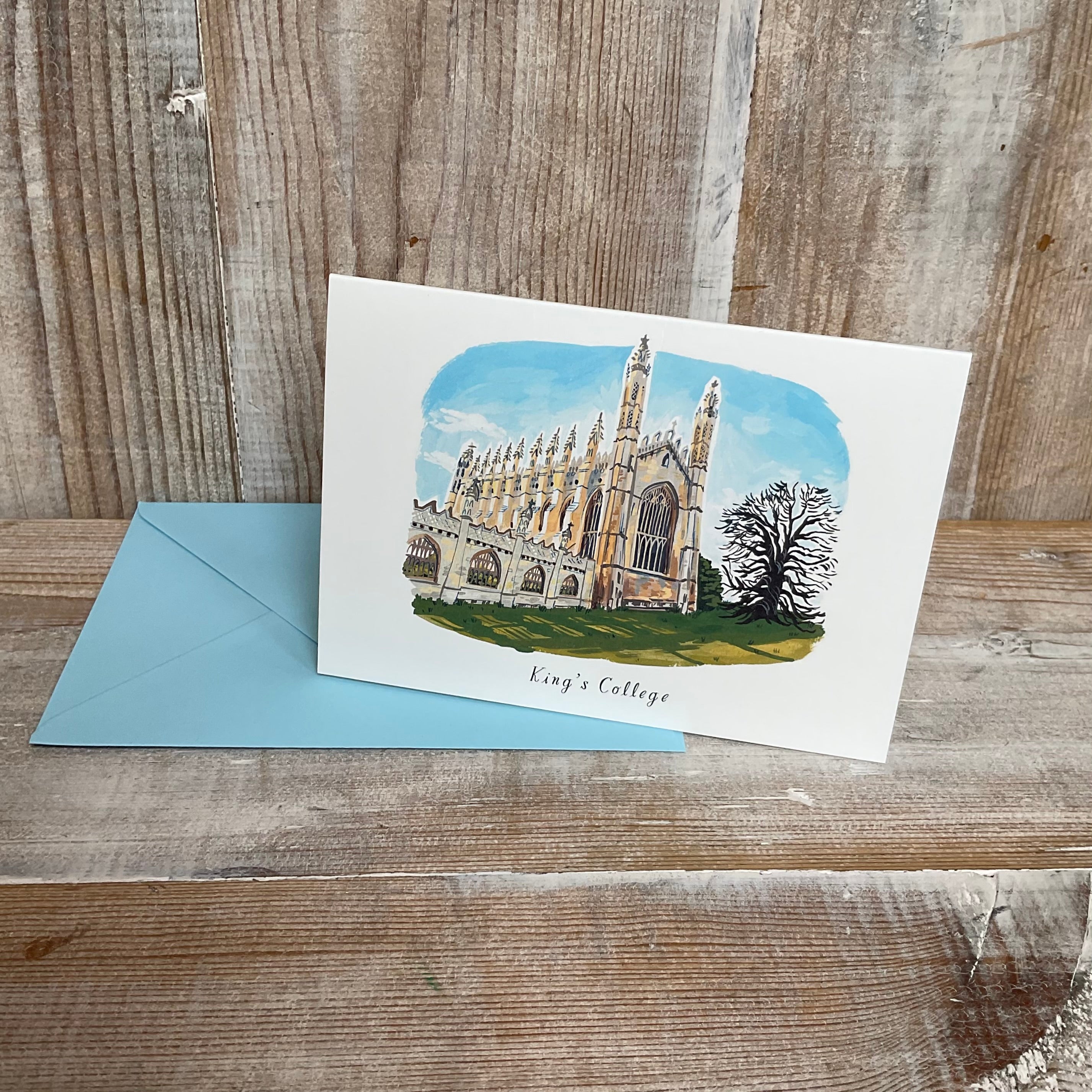 King's College Chapel East End Card