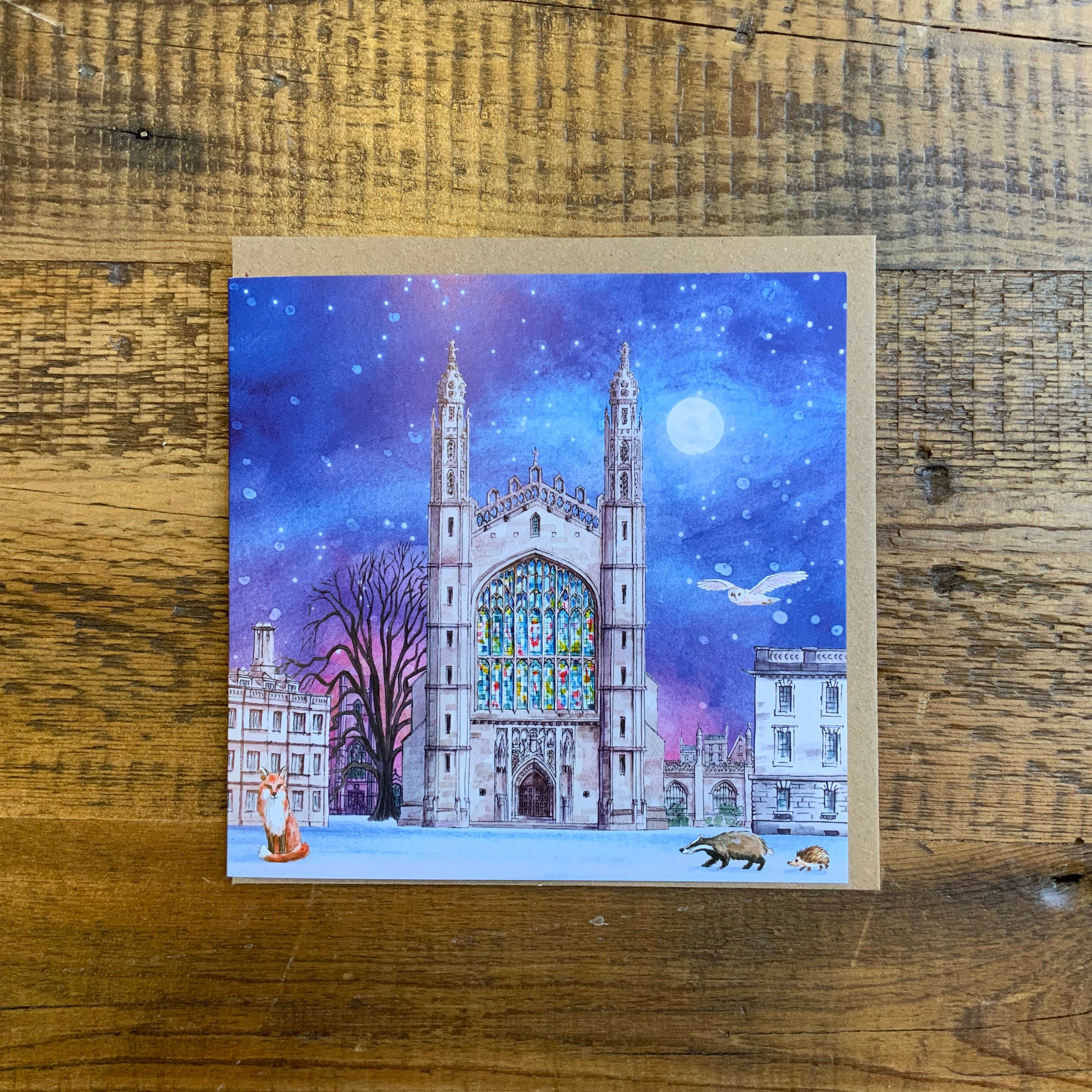 King's Winter Wildlife Greeting Card