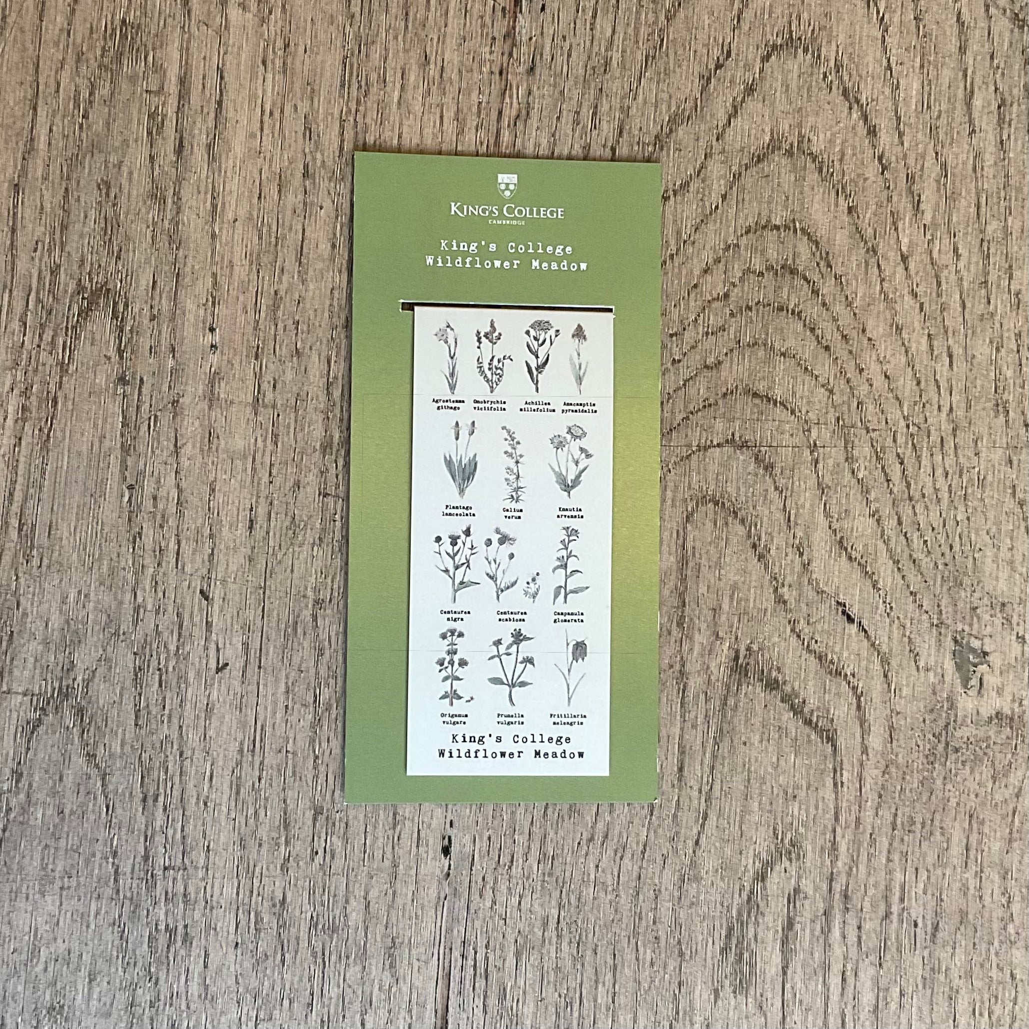 King's College Wildflower Meadow Magnetic Bookmark