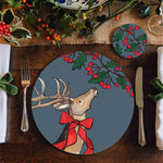 Christmas Stag Illustrated Placemat