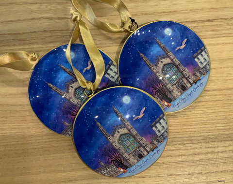 Winter Wildlife Metal Decoration