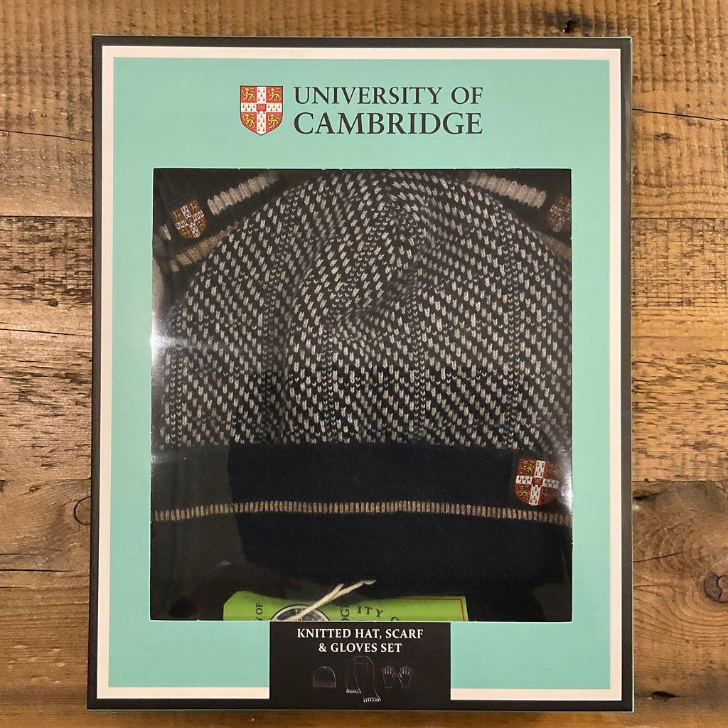 Cambridge University Scarf and Gloves Set