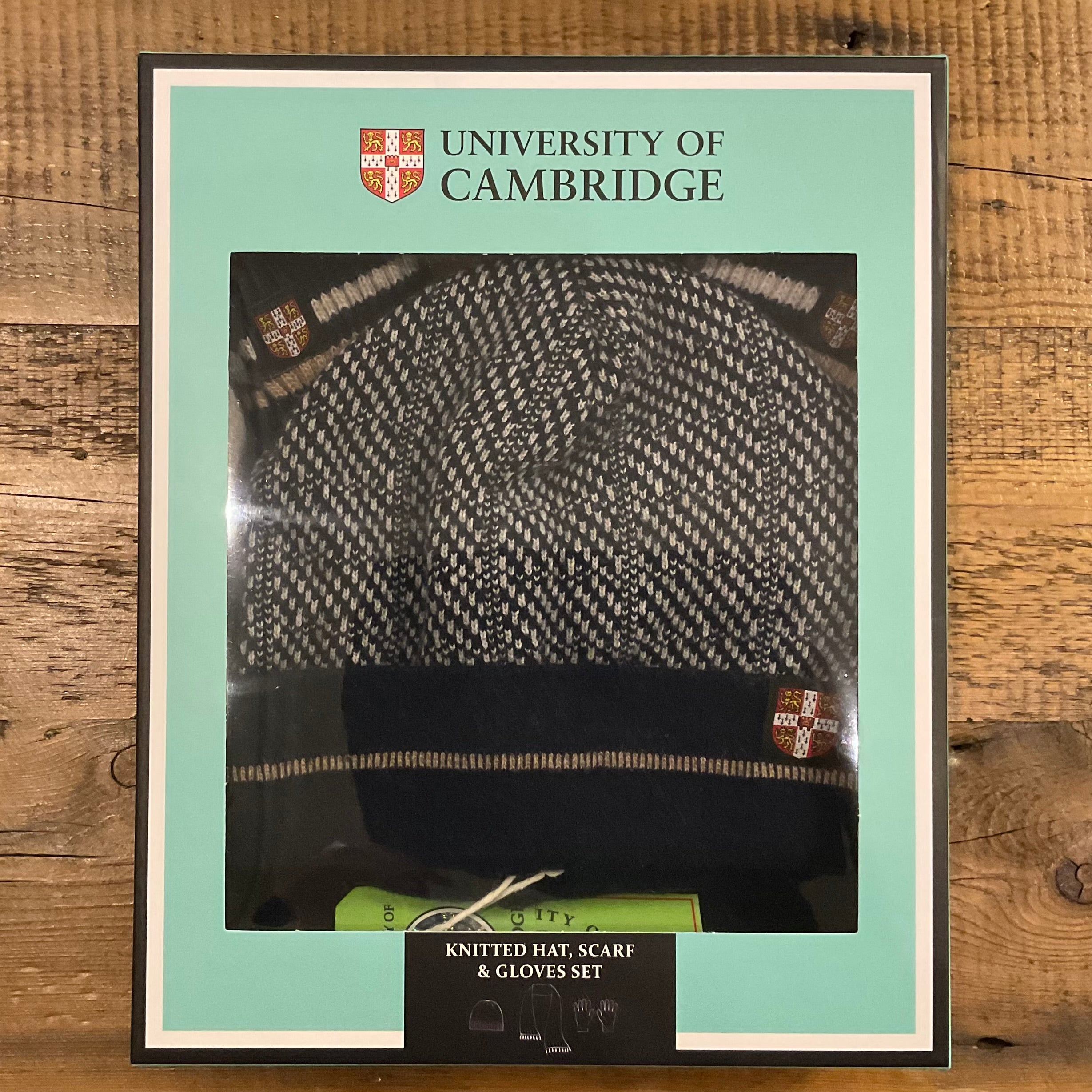 Cambridge University Scarf and Gloves Set