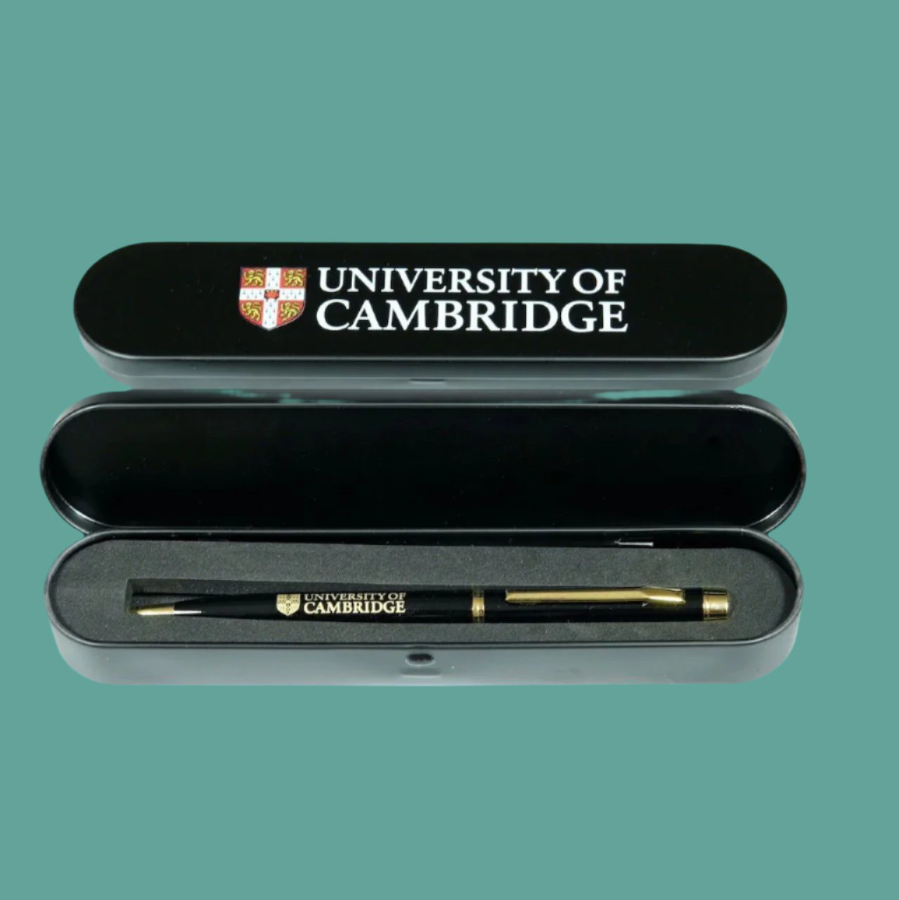 Cambridge University Black Ballpoint Pen with Presentation Box