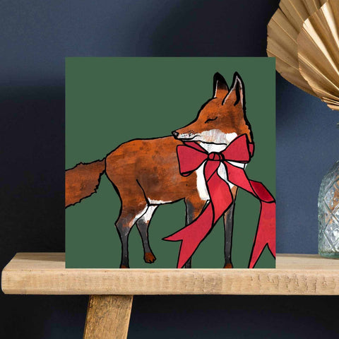 Winter Fox Notelet pack of 10