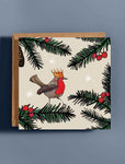 Festive Robin Notelet pack of 10