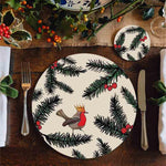 Festive Robin Placemat