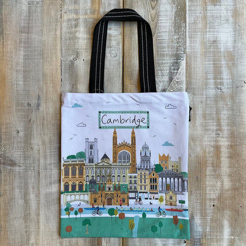 Cambridge Skyline Tote Bag by Jess Hogarth