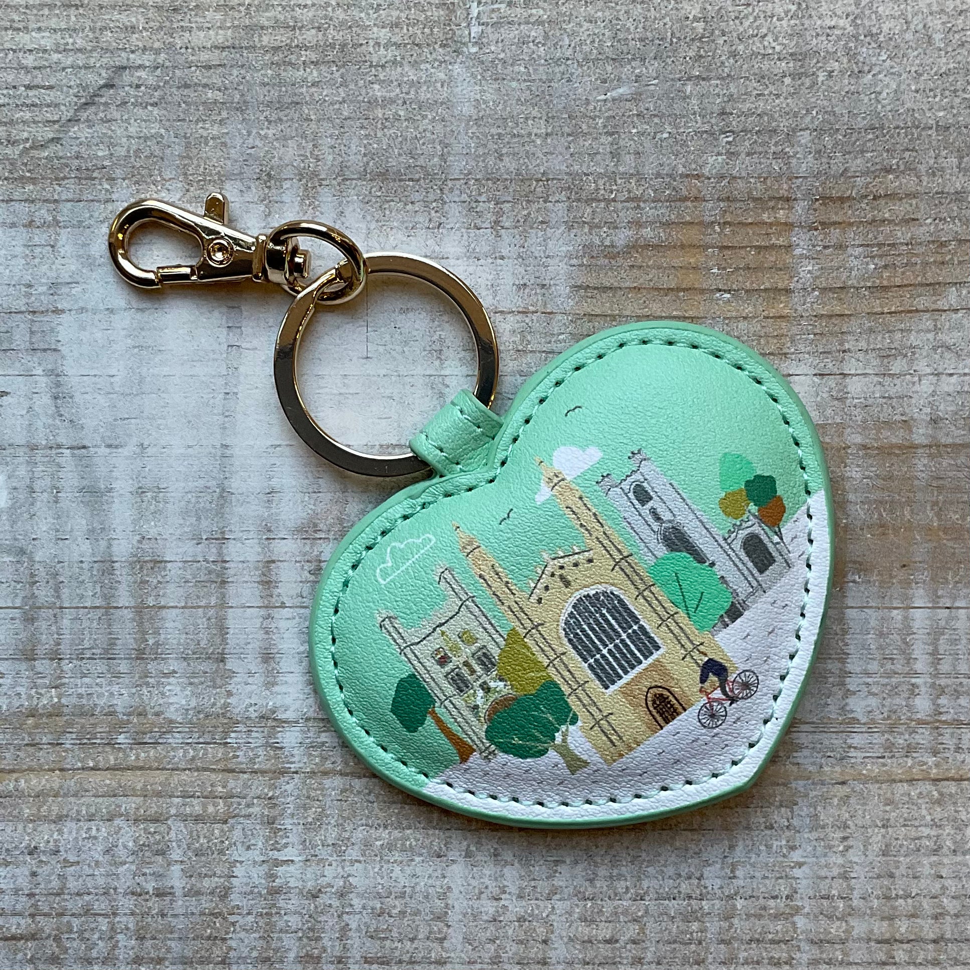 Cambridge Skyline Keyring/Charm by Jess Hogarth