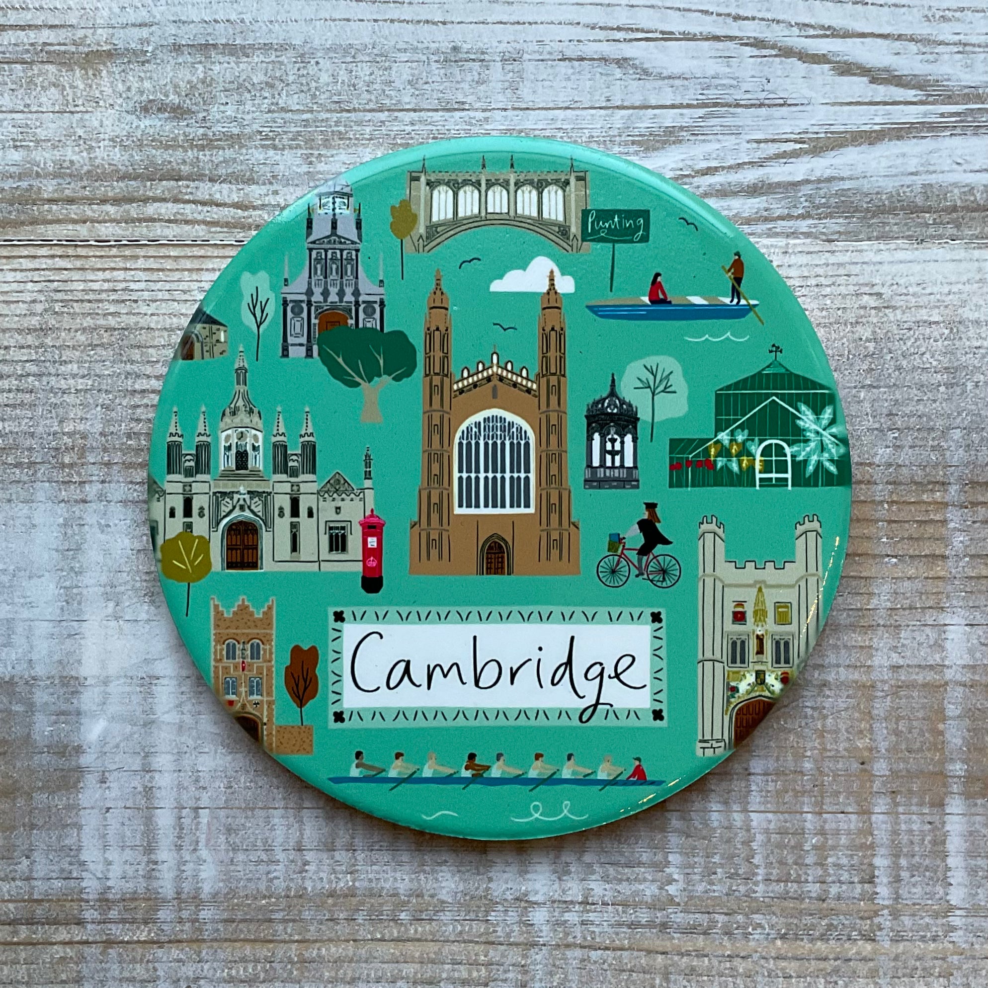 Cambridge Pattern Ceramic Coaster