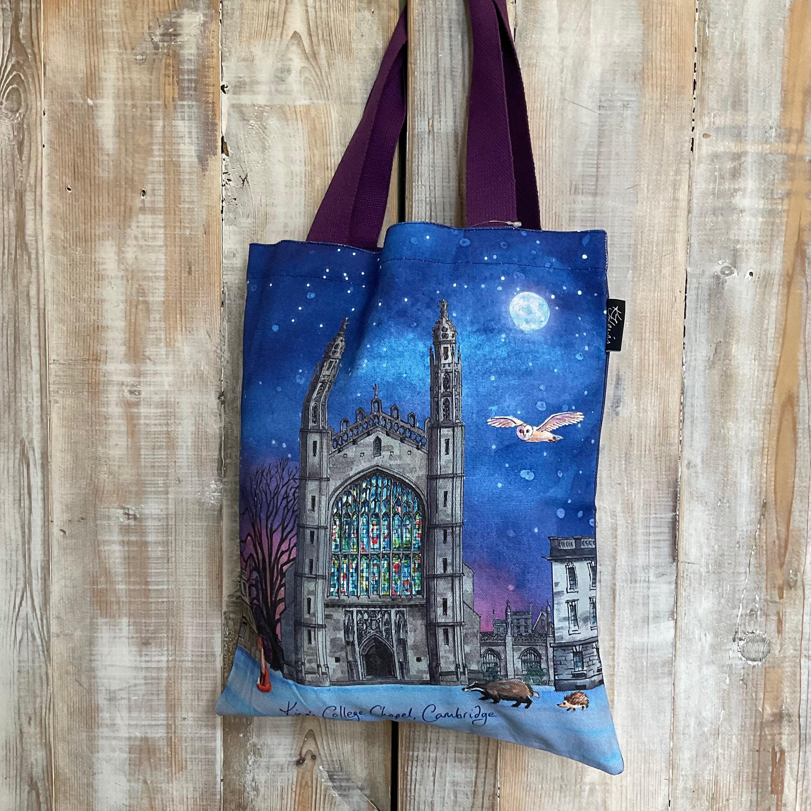 Winter Wildlife Tote Bag