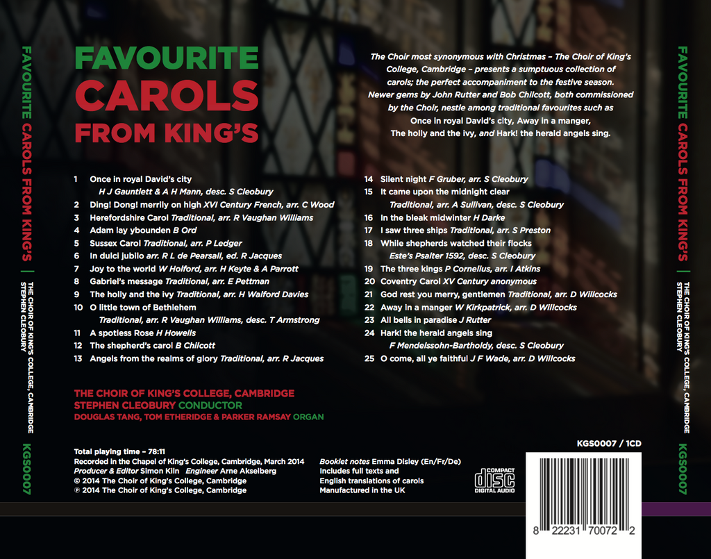 Favourite Carols from King’s