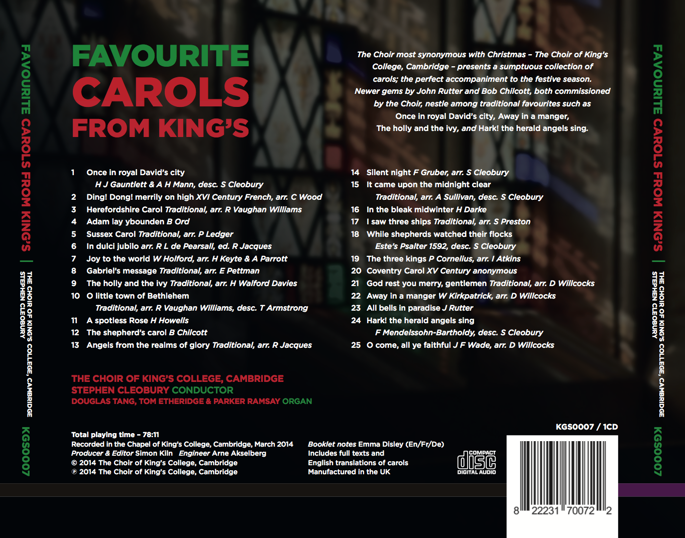 Favourite Carols from King’s