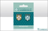 Cambridge University Pin Badge - Pair