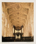 King's College Chapel Organ Poster