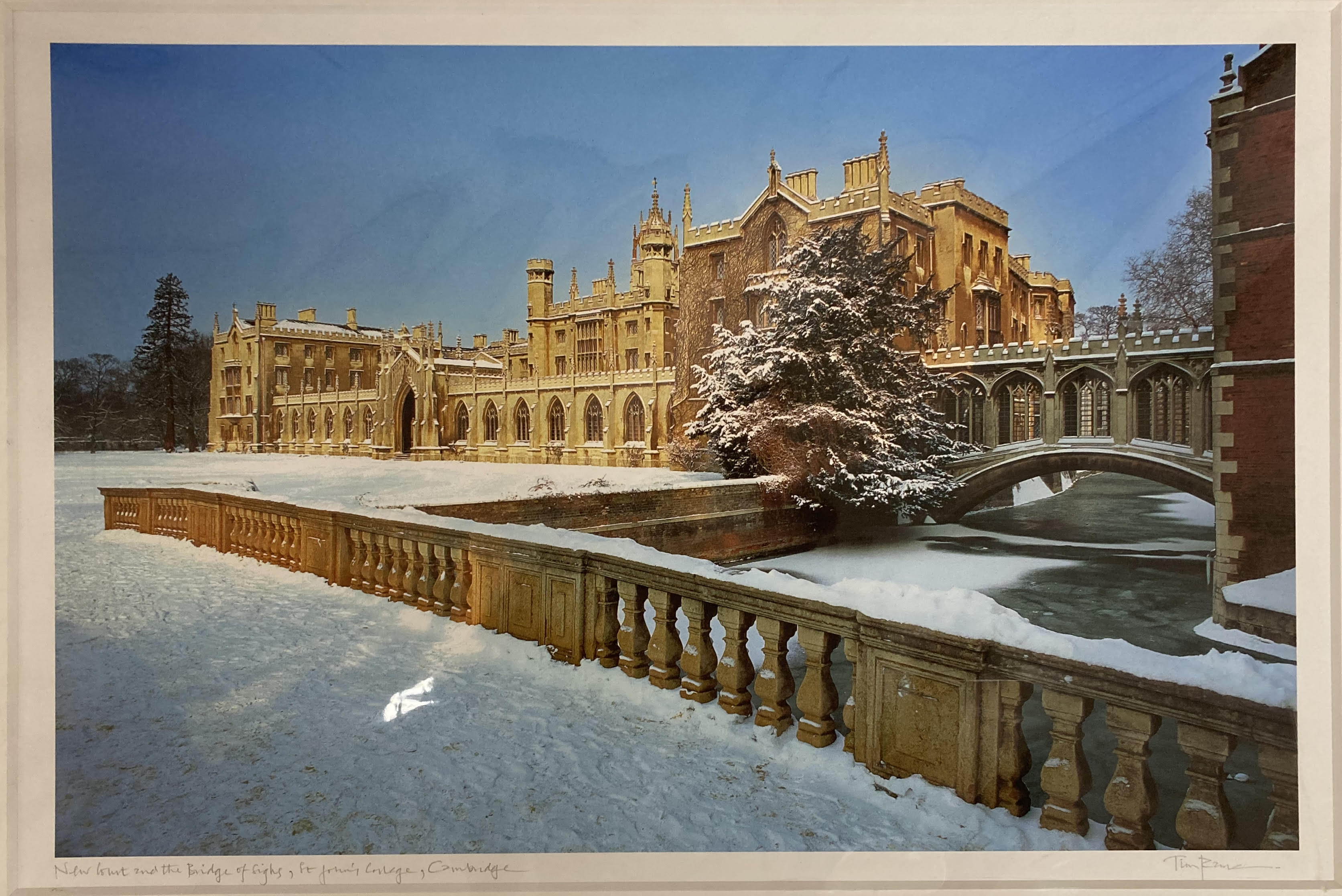 Large Mounted Cambridge Portfolio Print