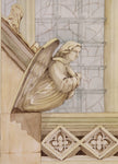 Chapel Angel Watercolour Blank Card