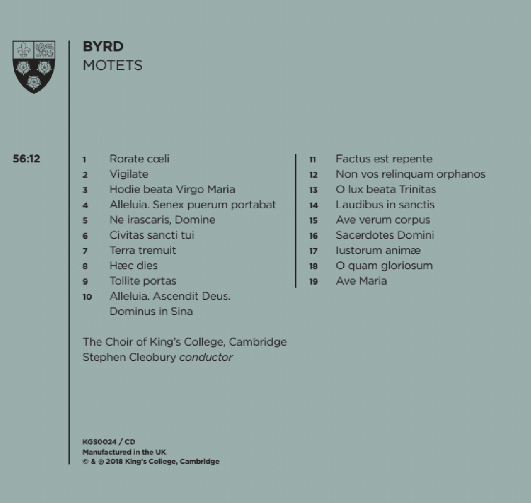 Byrd: Motets