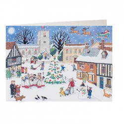 Advent Calendar Card Christmas in the Village