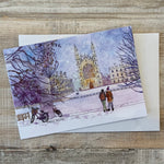 "Snowy King's" Greeting Card by Naomi Davies
