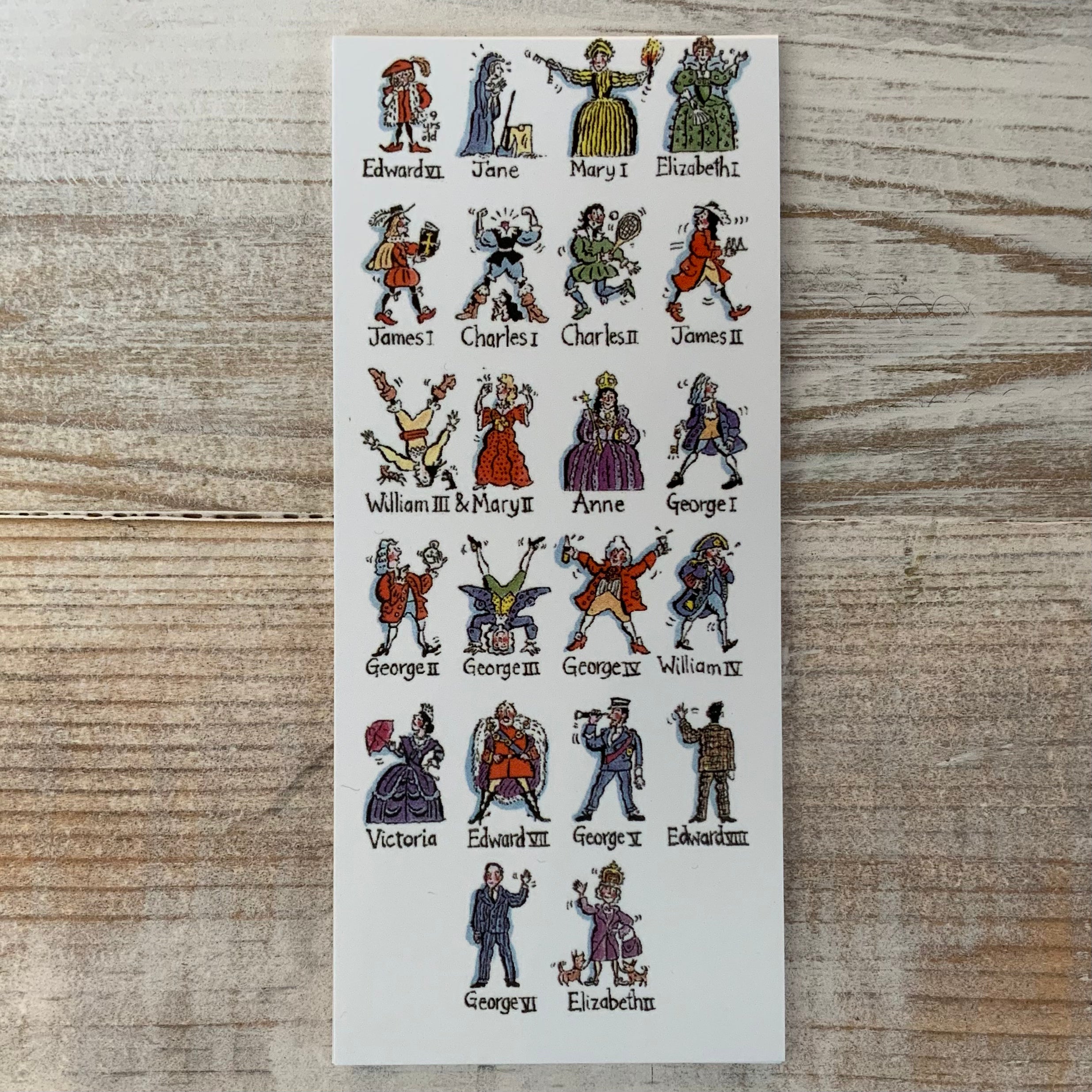 Kings and Queens Magnetic Bookmark