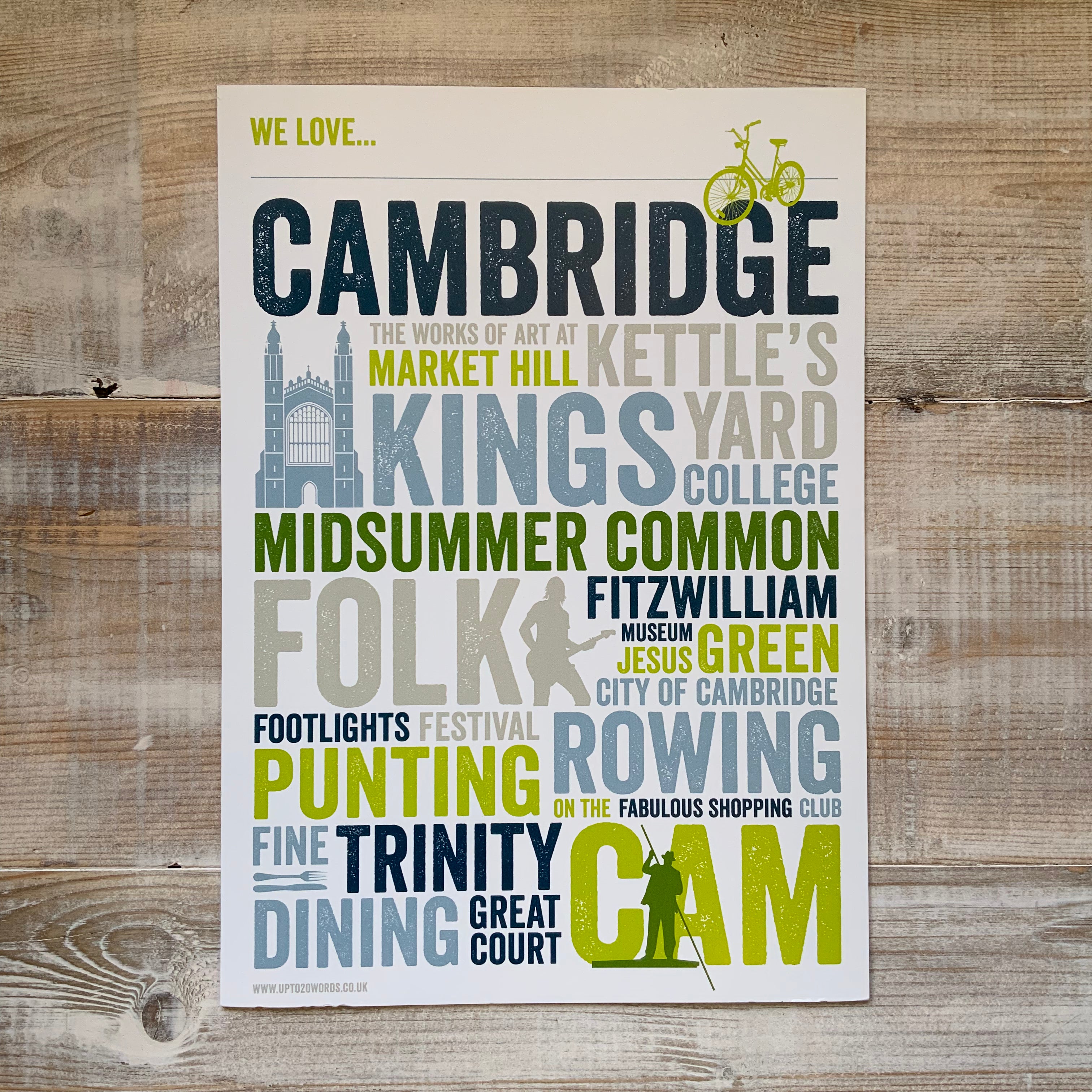We Love Cambridge Print