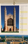 A4 2022 Cambridge Calendar