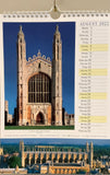 A4 2022 Cambridge Calendar