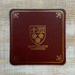 King's Crest Leather Coaster