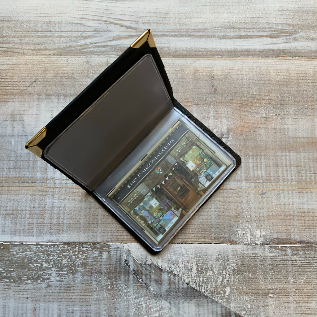 King's College Leather Credit Card Holder