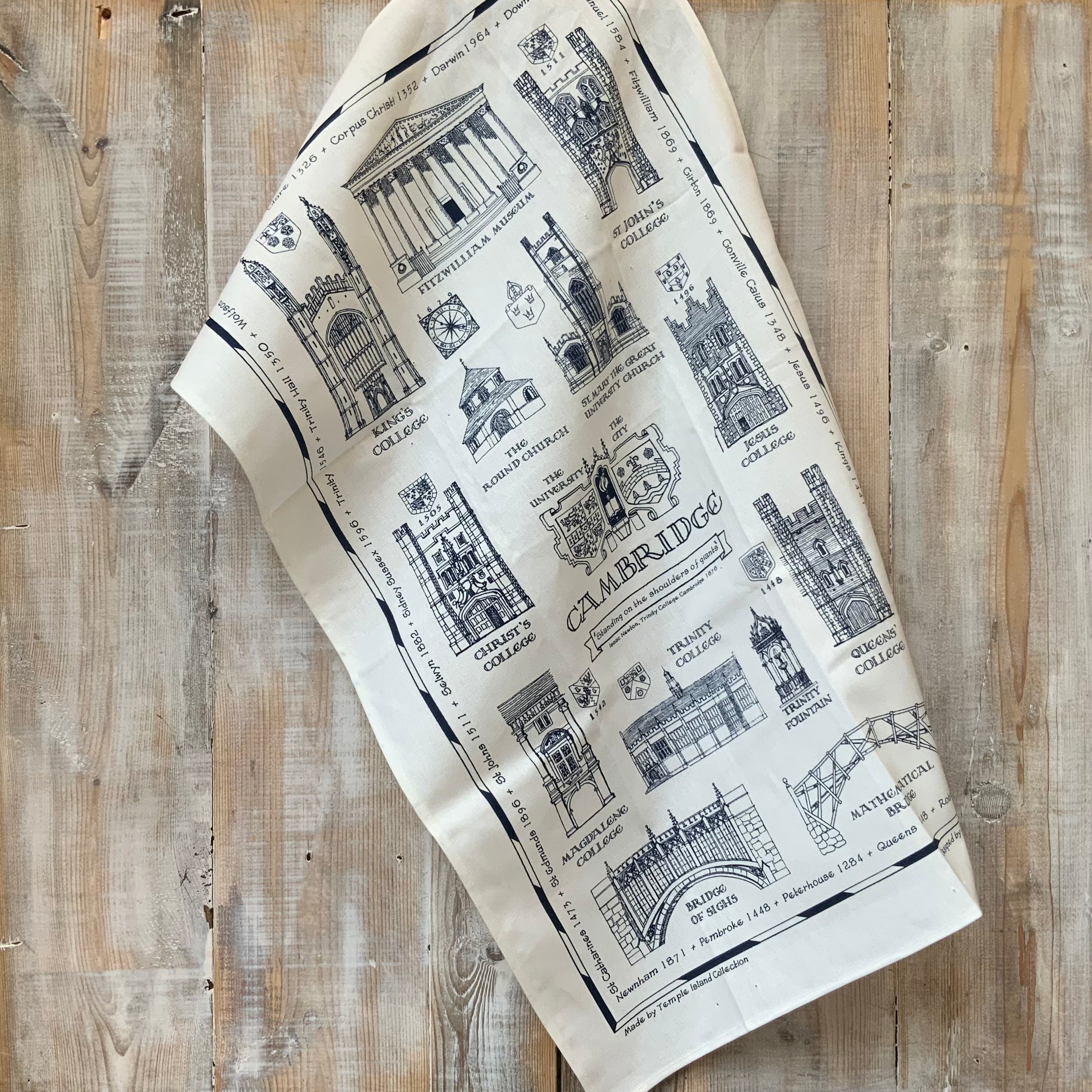 Heritage Cambridge Tea Towel