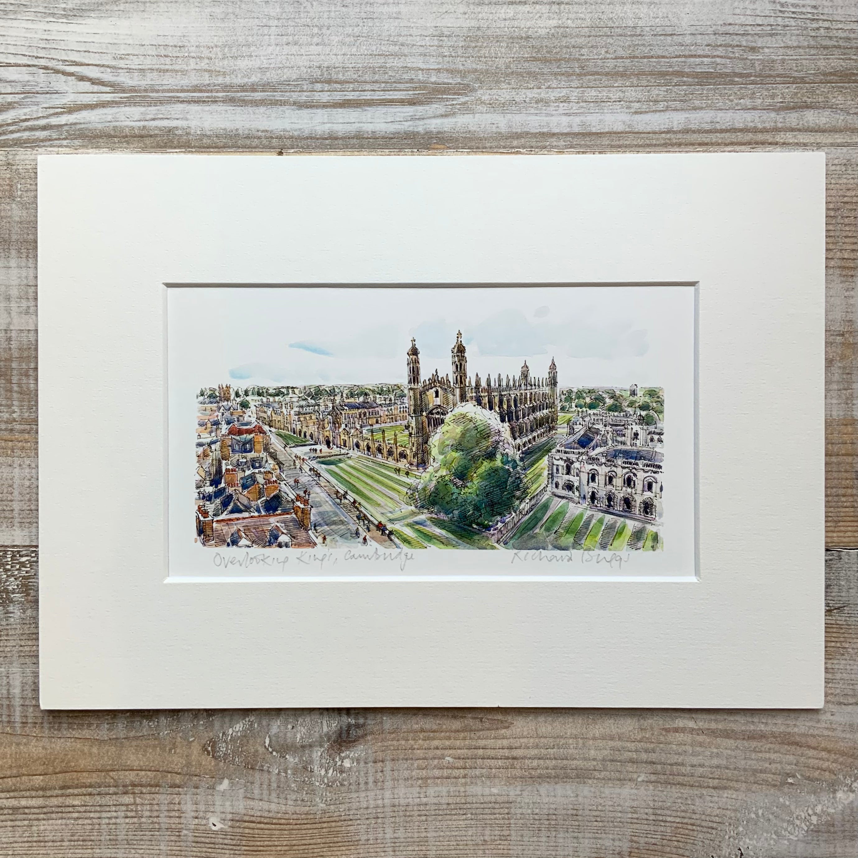 Overlooking King's Print by Richard Briggs