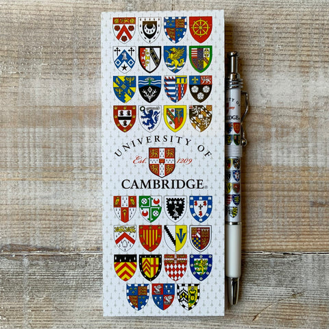 Cambridge University Magnetic Notepad and Pen Set