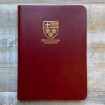 A6 King's College Crest Leather Notebook