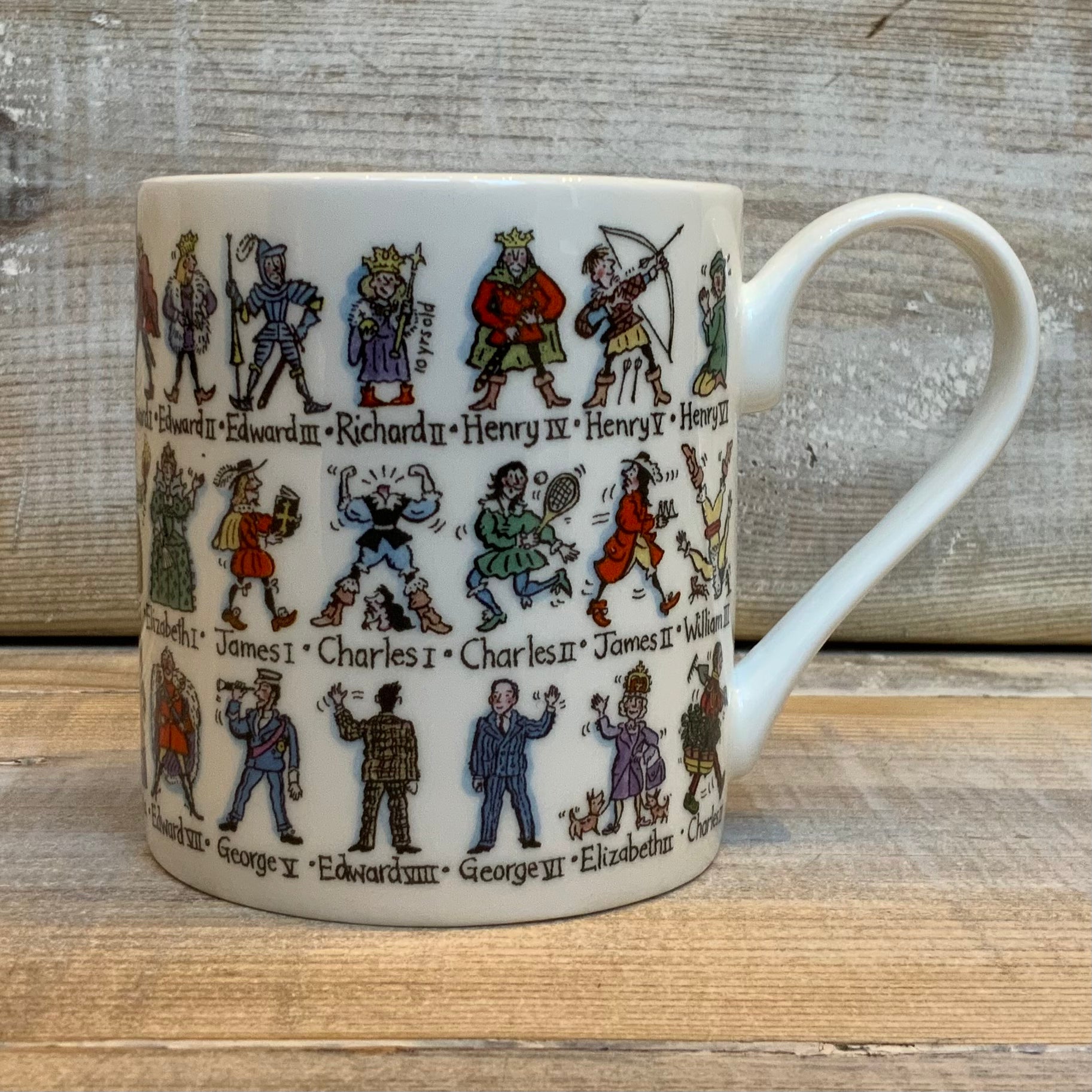 Named King's and Queens Mug