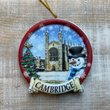 King's College Resin Christmas Decoration
