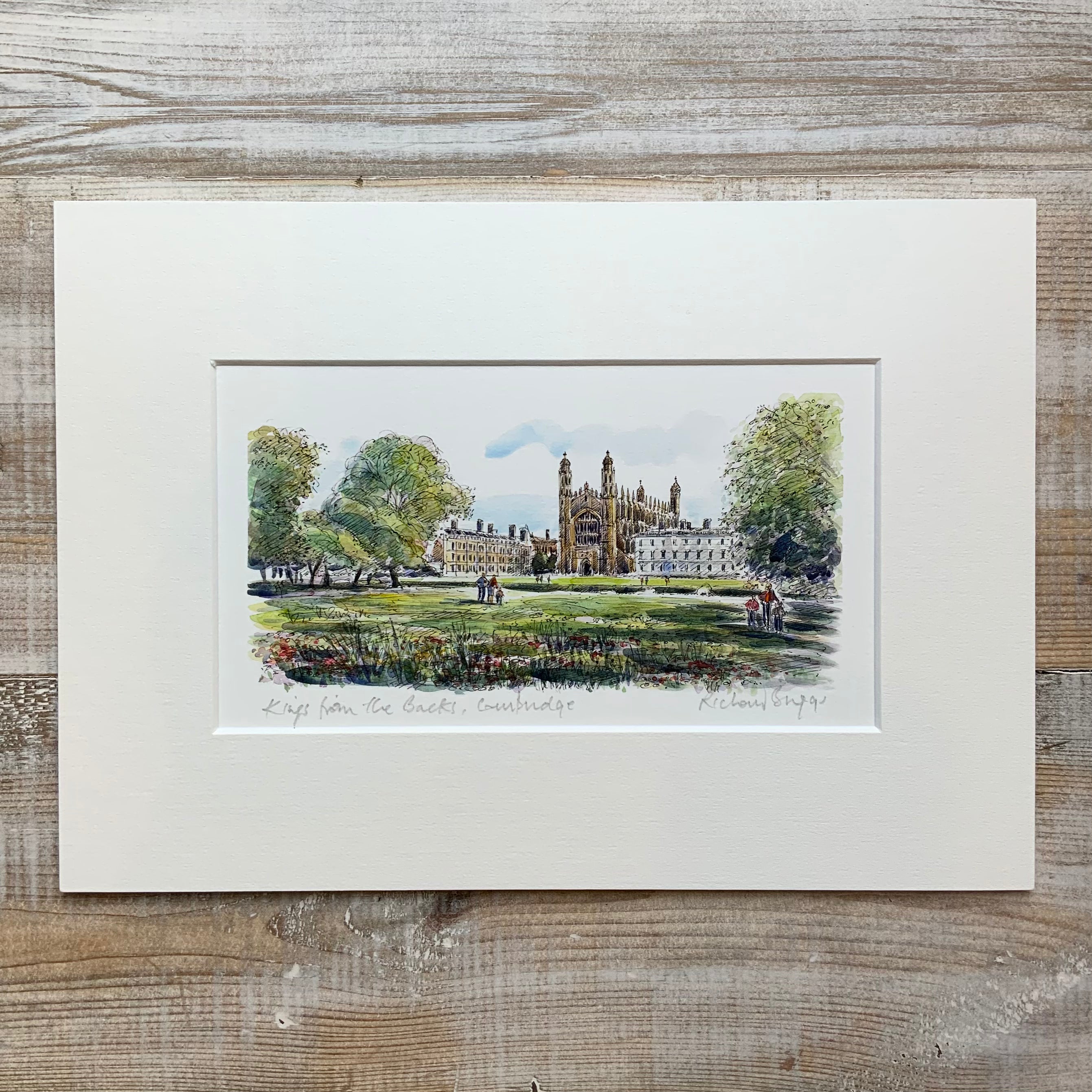 King's from the Backs Print by Richard Briggs