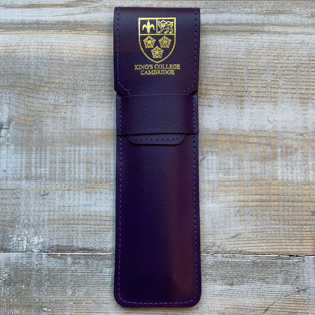King's College Leather Pencil Case