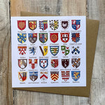 Cambridge University Crests Greeting Card