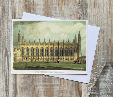 King's College Historical Greetings card