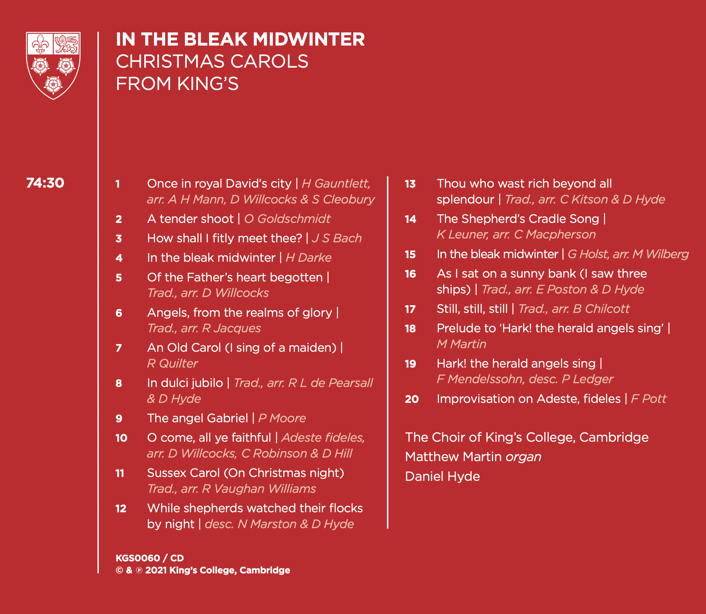 In The Bleak Midwinter