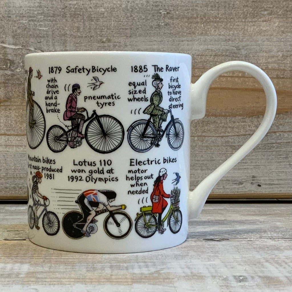 History Of Cycling Mug