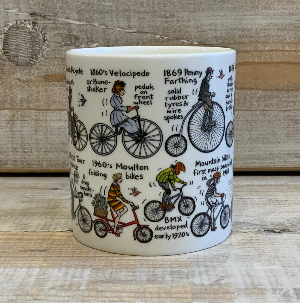 History Of Cycling Mug