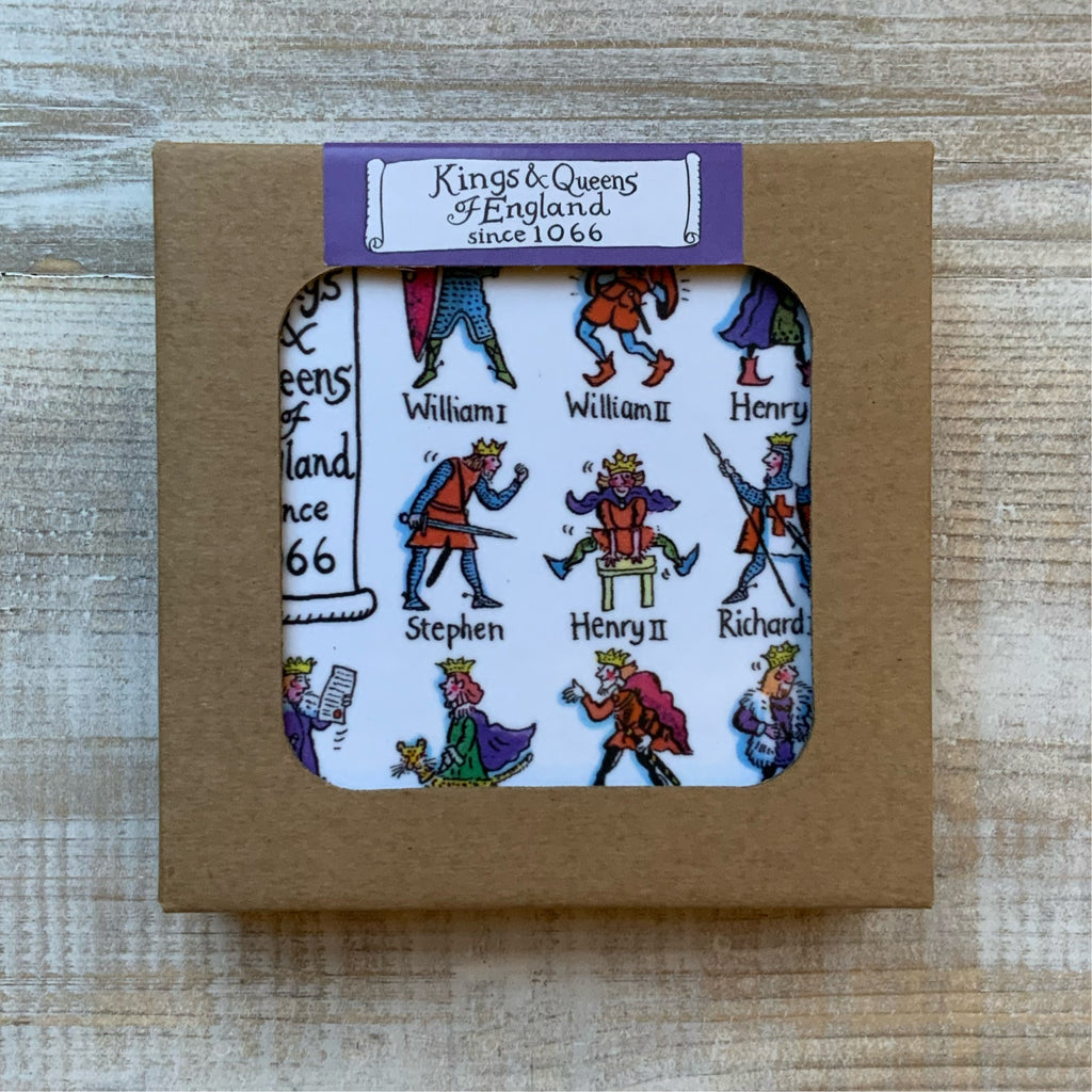 King's and Queen's Coaster set of 4